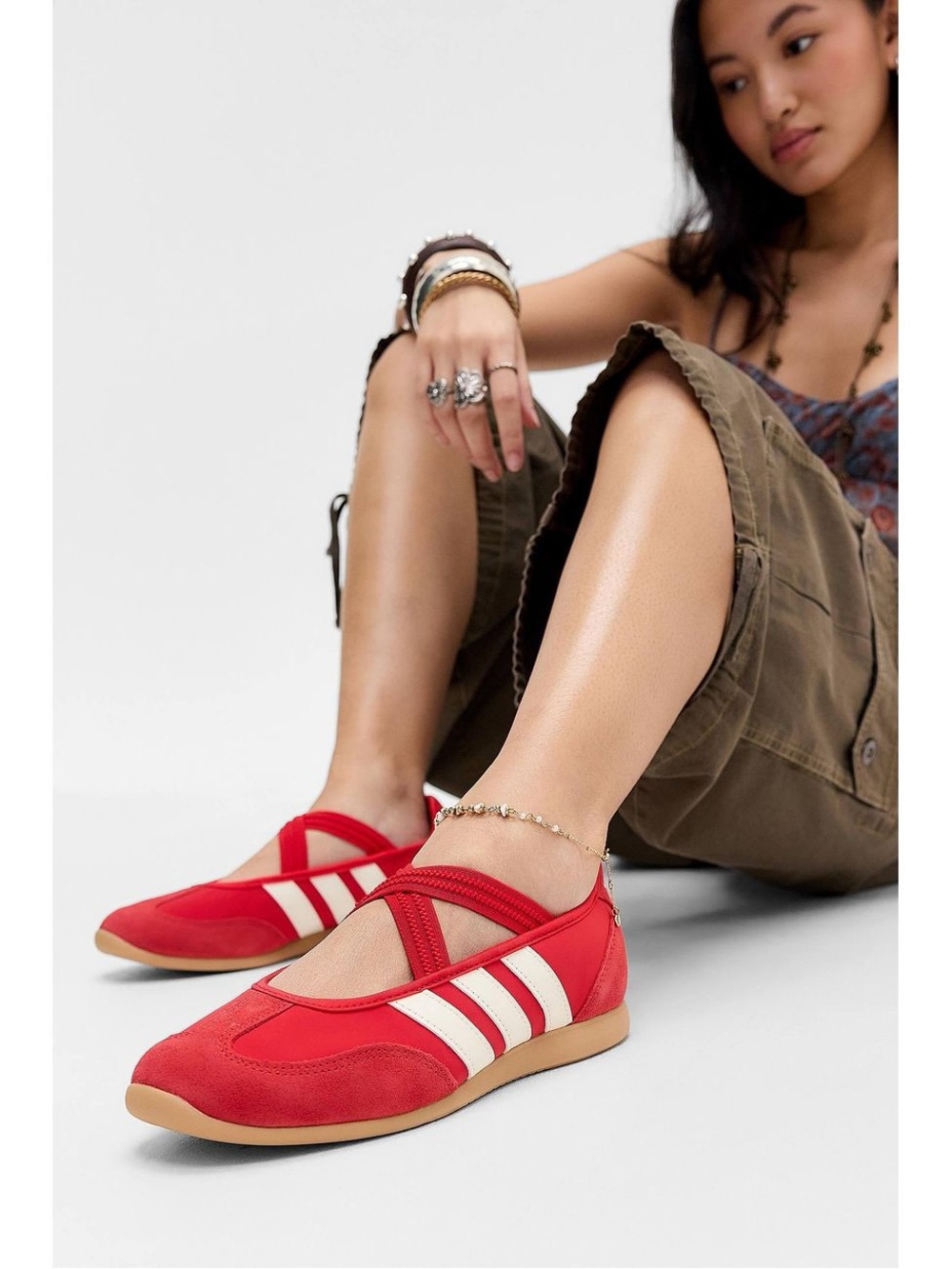 adidas Women's Barreda Mary Jane casual sneakers